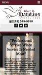 Mobile Screenshot of brucehawkinsfuneralhome.com